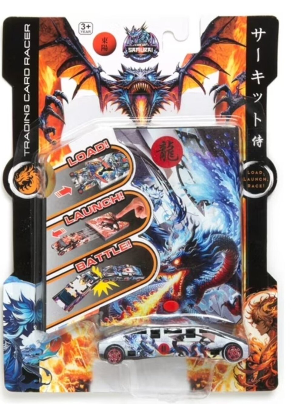 CIRCUIT SAMURAI TRADING CARD RACER LOAD LAUNCH BATTLE BOLEY DRAGON NEW